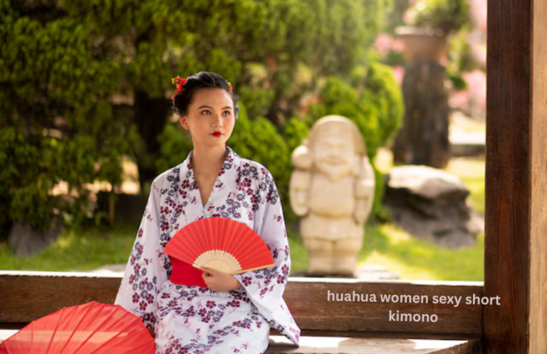 huahua women sexy short kimono